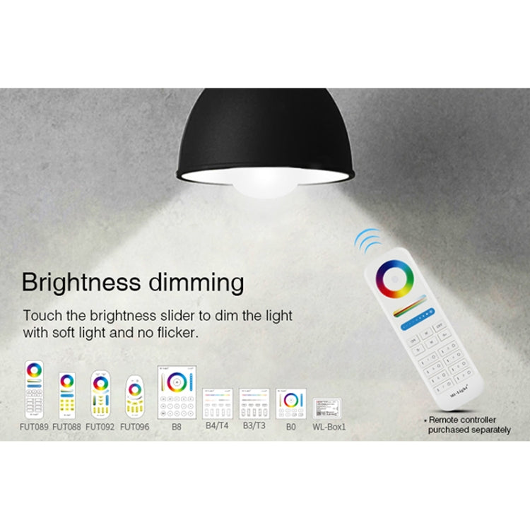 FUT012 E27 9W RGB + CCT LED Bulb Light 100V-240V Full Color Remote Control Smart Bulb WiFi 2.4G Wireless - Smart Light Bulbs by PMC TechLife | Online Shopping South Africa | PMC TechLife | Buy Now Pay Later Mobicred