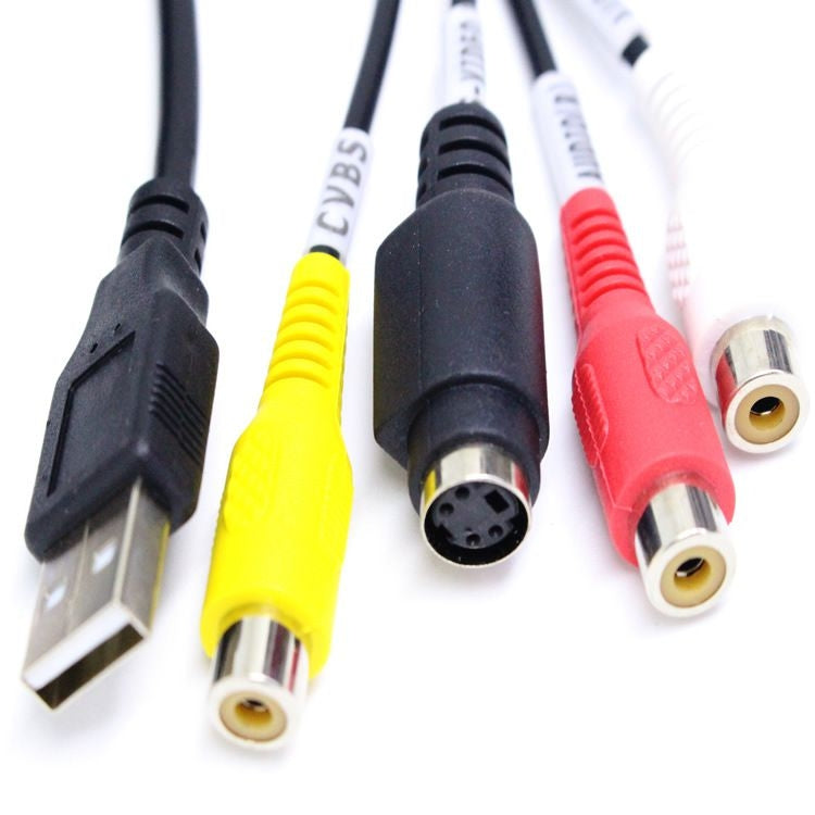 USB to RCA Cable 60+ Supports Vista 64 / Win 7 / Win 8 / Win 10 / Mac OS - RCA Cable by PMC Jewellery | Online Shopping South Africa | PMC Jewellery | Buy Now Pay Later Mobicred