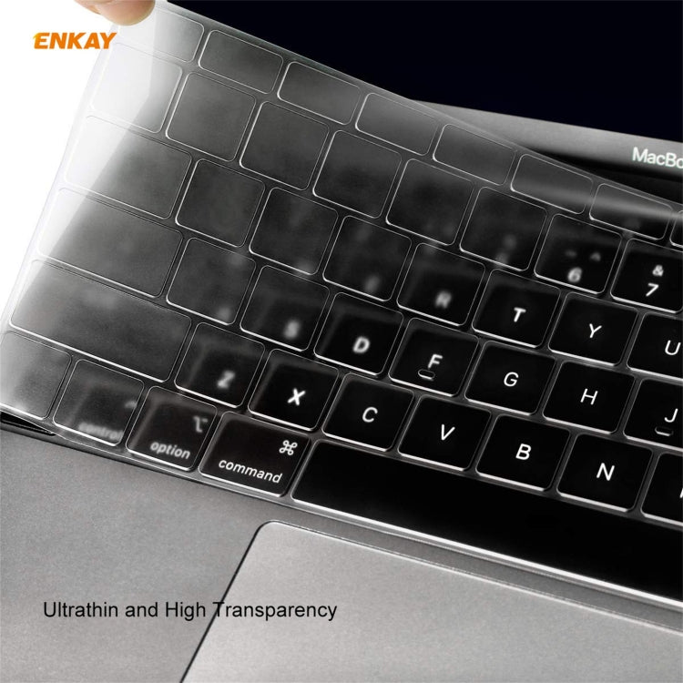 ENKAY 3 in 1 Matte Laptop Protective Case + US Version TPU Keyboard Film + Anti-dust Plugs Set for MacBook Pro 13.3 inch A1706 / A1989 / A2159 (with Touch Bar)(Orange) - MacBook Pro Cases by ENKAY | Online Shopping South Africa | PMC Jewellery | Buy Now Pay Later Mobicred