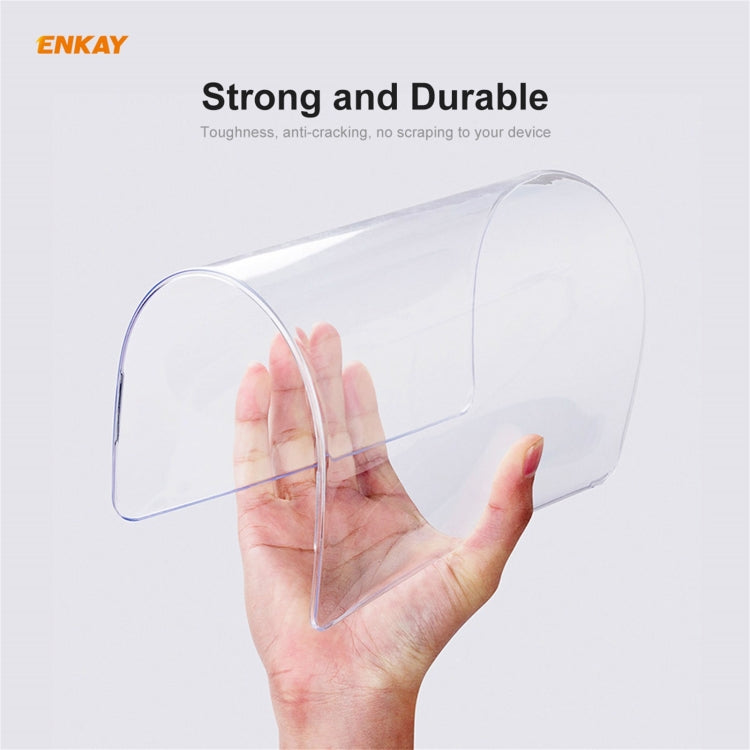 ENKAY 3 in 1 Crystal Laptop Protective Case + US Version TPU Keyboard Film + Anti-dust Plugs Set for MacBook Pro 13.3 inch A2251 & A2289 & A2338 (with Touch Bar)(Transparent) - MacBook Pro Cases by ENKAY | Online Shopping South Africa | PMC Jewellery | Buy Now Pay Later Mobicred