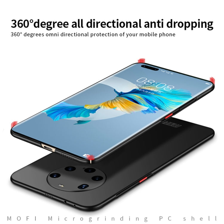For Huawei Mate 40 Pro+ MOFI Frosted PC Ultra-thin Hard Case(Black) - Huawei Cases by MOFI | Online Shopping South Africa | PMC TechLife | Buy Now Pay Later Mobicred