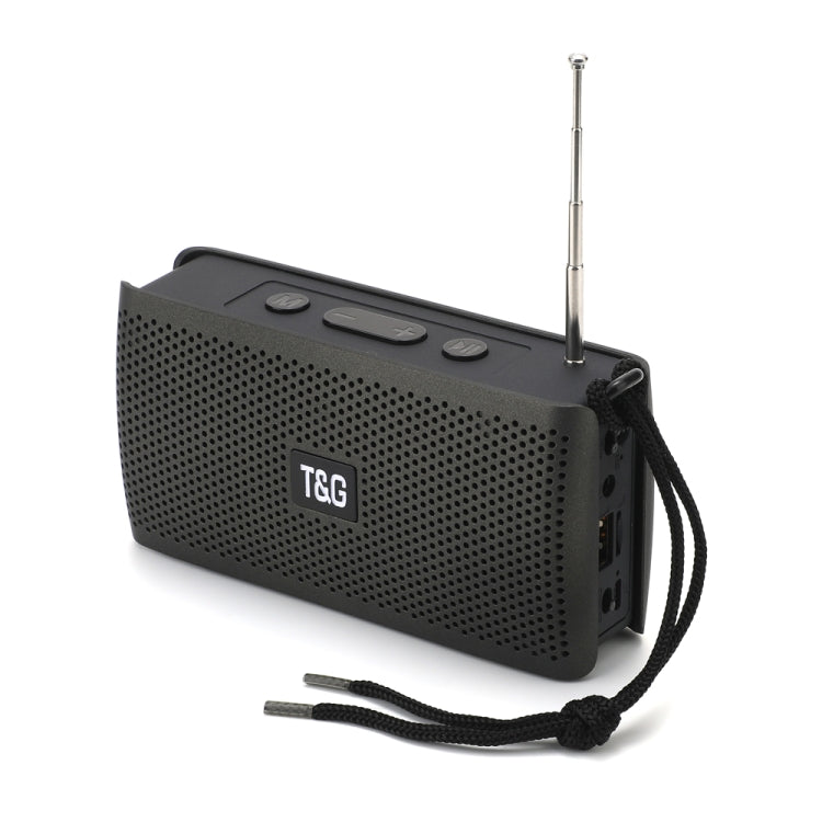 T&G TG282 Portable Bluetooth Speakers with Flashlight, Support TF Card / FM / 3.5mm AUX / U Disk / Hands-free Call(Black) - Desktop Speaker by T&G | Online Shopping South Africa | PMC Jewellery | Buy Now Pay Later Mobicred