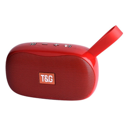 T&G TG173 TWS Subwoofer Bluetooth Speaker With Braided Cord, Support USB / AUX / TF Card / FM(Red) - Desktop Speaker by T&G | Online Shopping South Africa | PMC Jewellery | Buy Now Pay Later Mobicred