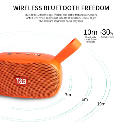 T&G TG173 TWS Subwoofer Bluetooth Speaker With Braided Cord, Support USB / AUX / TF Card / FM(Silver) - Desktop Speaker by T&G | Online Shopping South Africa | PMC Jewellery | Buy Now Pay Later Mobicred