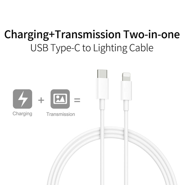 A2344 20W PD 3.0 Type-C / USB-C Folding Travel Charger + USB-C / Type-C to 8 Pin Fast Charging Data Cable Set, UK Plug, Length: 2m - USB Charger by PMC Jewellery | Online Shopping South Africa | PMC Jewellery | Buy Now Pay Later Mobicred