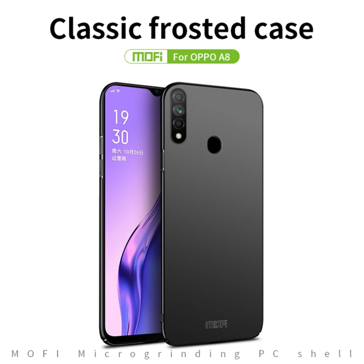 For OPPO A8 MOFI Frosted PC Ultra-thin Hard Case(Black) - OPPO Cases by MOFI | Online Shopping South Africa | PMC TechLife | Buy Now Pay Later Mobicred