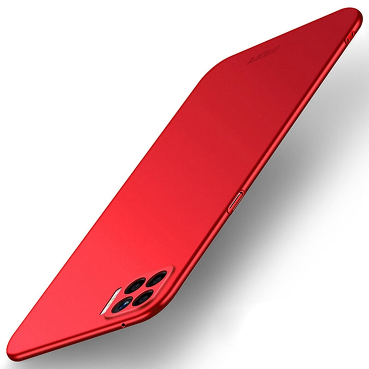 For OPPO F17 Pro / A93 MOFI Frosted PC Ultra-thin Hard Case(Red) - OPPO Cases by MOFI | Online Shopping South Africa | PMC Jewellery