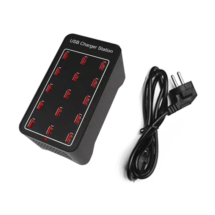 XLD-A7 100W 15 USB Ports Fast Charger Station Smart Charger, AC 110-240V, Plug Size:EU Plug - Multifunction Charger by PMC Jewellery | Online Shopping South Africa | PMC Jewellery | Buy Now Pay Later Mobicred