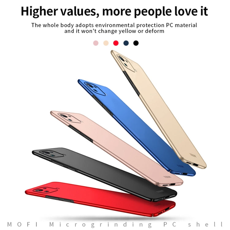 For Xiaomi Mi 11 Pro MOFI Frosted PC Ultra-thin Hard Case(Gold) - free shipping - PMC TechLife - Order now!