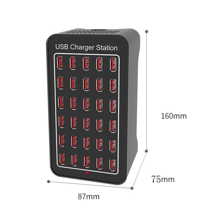 XLD-A7 150W 30 USB Ports Fast Charger Station Smart Charger, AC 110-240V, Plug Size:EU Plug - Multifunction Charger by PMC Jewellery | Online Shopping South Africa | PMC Jewellery