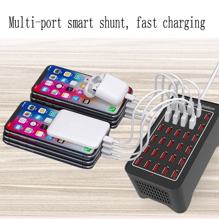 XLD-A7 150W 30 USB Ports Fast Charger Station Smart Charger, AC 110-240V, Plug Size:EU Plug - Multifunction Charger by PMC Jewellery | Online Shopping South Africa | PMC Jewellery