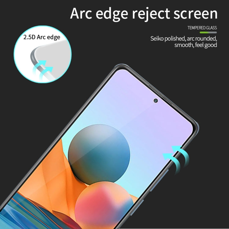 For Redmi Note 10 Pro / Note 10 Pro Max MOFI 9H 2.5D Full Screen Tempered Glass Film(Black) -  by MOFI | Online Shopping South Africa | PMC Jewellery