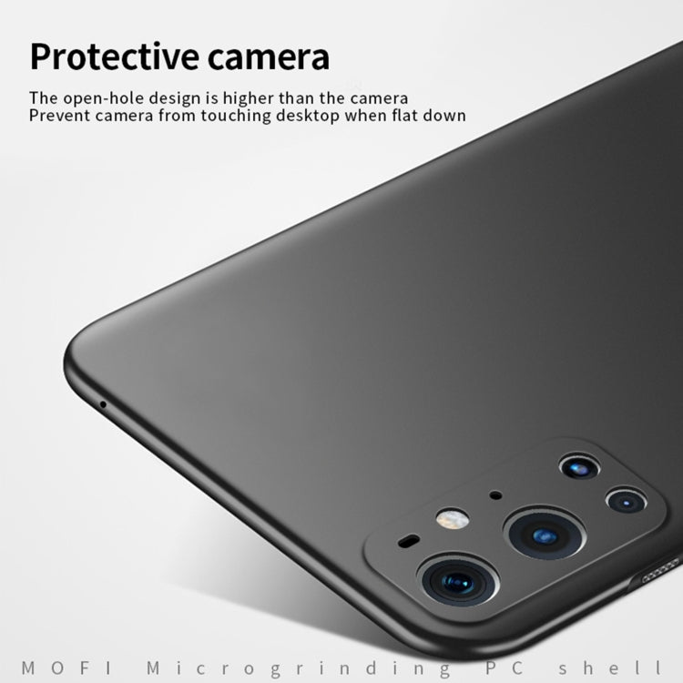 For OnePlus 9 Pro MOFI Frosted PC Ultra-thin Hard Case(Black) - OnePlus Cases by MOFI | Online Shopping South Africa | PMC TechLife | Buy Now Pay Later Mobicred