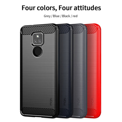 For Motorola Moto G Play 2021 MOFI Gentleness Series Brushed Texture Carbon Fiber Soft TPU Case(Black) - Motorola Cases by MOFI | Online Shopping South Africa | PMC Jewellery