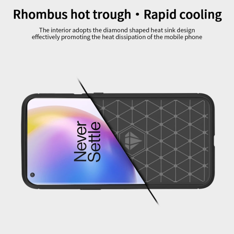 For OnePlus 8 Pro MOFI Gentleness Series Brushed Texture Carbon Fiber Soft TPU Case(Grey) - OnePlus Cases by MOFI | Online Shopping South Africa | PMC TechLife | Buy Now Pay Later Mobicred