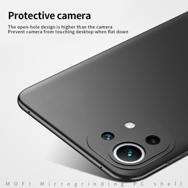 For Xiaomi Mi 11 Lite MOFI Frosted PC Ultra-thin Hard Case(Gold) - free shipping - PMC TechLife - Order now!