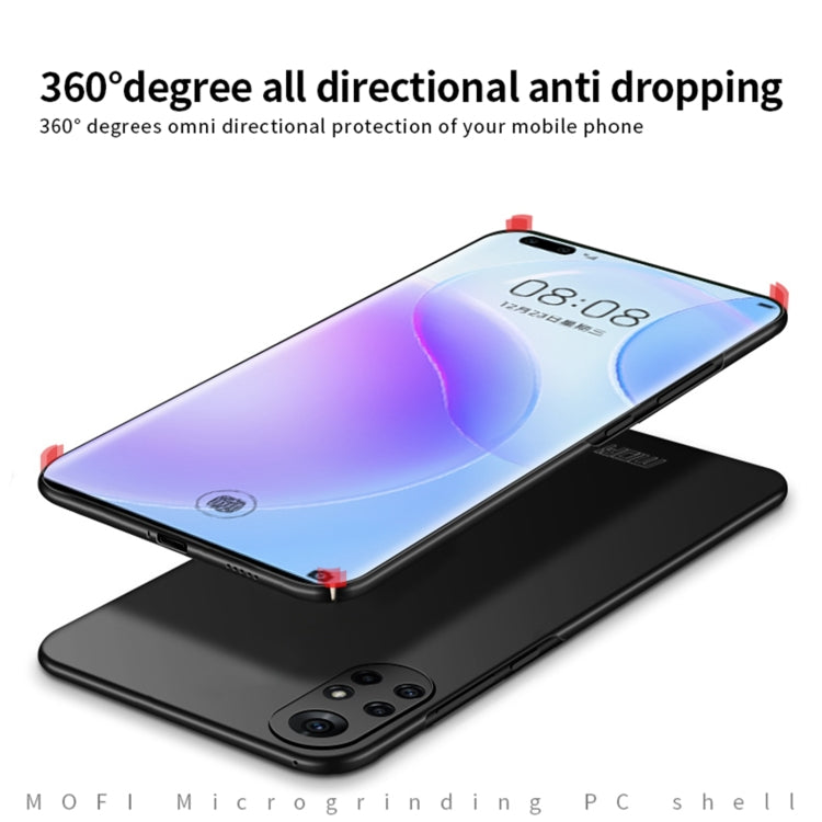 For Huawei Nova 8 Pro MOFI Frosted PC Ultra-thin Hard Case(Black) - Huawei Cases by MOFI | Online Shopping South Africa | PMC TechLife | Buy Now Pay Later Mobicred