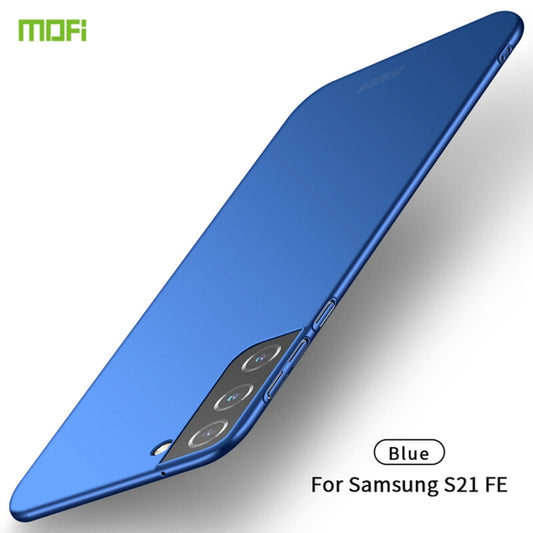 For Samsung Galaxy S21 FE MOFI Frosted PC Ultra-thin Hard Case(Blue) - Galaxy Phone Cases by MOFI | Online Shopping South Africa | PMC Jewellery