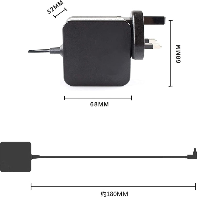 US Plug For ASUS 19V 1.75A  S200 S200EX202E X202 X201E X201 Laptop Charger - For Asus by PMC Jewellery | Online Shopping South Africa | PMC Jewellery | Buy Now Pay Later Mobicred