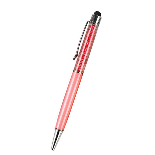 AT-22  2 in 1 Universal Flash Diamond Decoration Capacitance Pen Stylus Ballpoint Pen(Pink) - Stylus Pen by PMC Jewellery | Online Shopping South Africa | PMC Jewellery | Buy Now Pay Later Mobicred