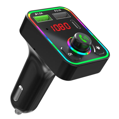 F3 Car FM Transmitter LED Backlight Receiver MP3 Player 3.1A USB Charger Dual USB Charger - Bluetooth Car Kits by PMC Jewellery | Online Shopping South Africa | PMC Jewellery | Buy Now Pay Later Mobicred