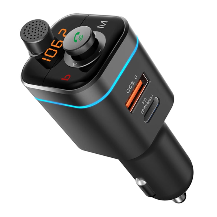 C72 Car MP3 Player Receiver FM Transmitter PD18W USB-C Car Charger Phone Music Player - Bluetooth Car Kits by PMC Jewellery | Online Shopping South Africa | PMC Jewellery | Buy Now Pay Later Mobicred