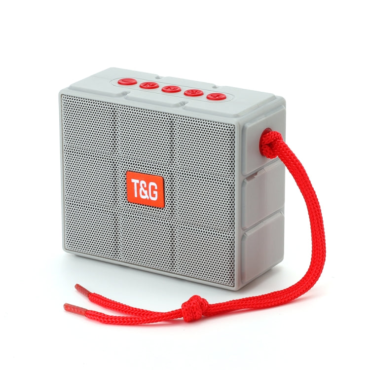 T&G TG311 LED Flashlight Portable Bluetooth Speaker, Support TF Card / FM / 3.5mm AUX / U Disk(Gray) - Desktop Speaker by T&G | Online Shopping South Africa | PMC Jewellery | Buy Now Pay Later Mobicred