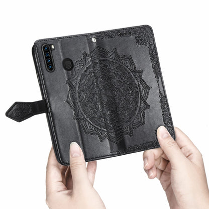 For Blackview A80 Pro Mandala Flower Embossed Horizontal Flip Leather Case with Holder & Three Card Slots & Wallet & Lanyard(Black) - More Brand by PMC Jewellery | Online Shopping South Africa | PMC Jewellery | Buy Now Pay Later Mobicred