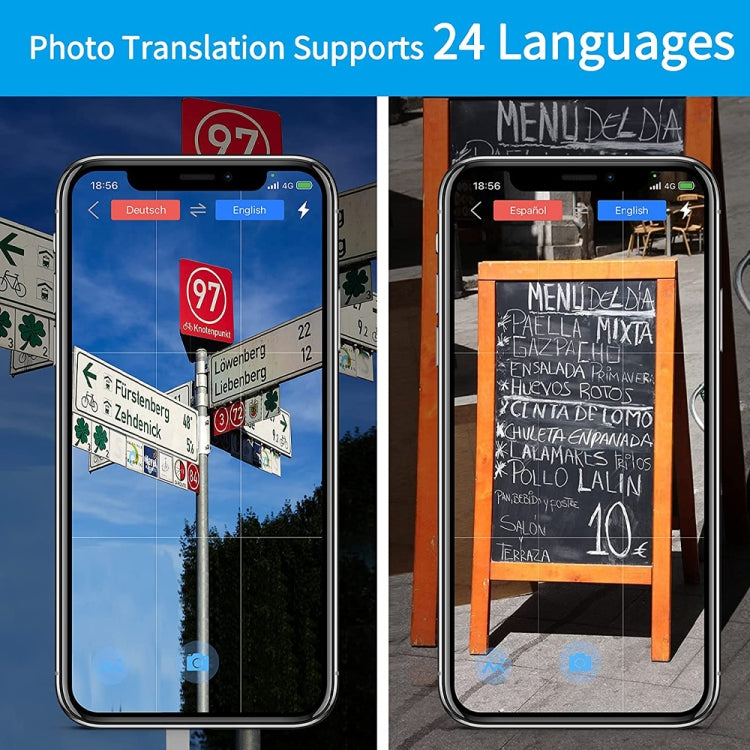 G6 Portable Instant Real Time Voice Translator Multi Language Voice Personal Travel Assistant Translator(Gray) -  by PMC TechLife | Online Shopping South Africa | PMC TechLife