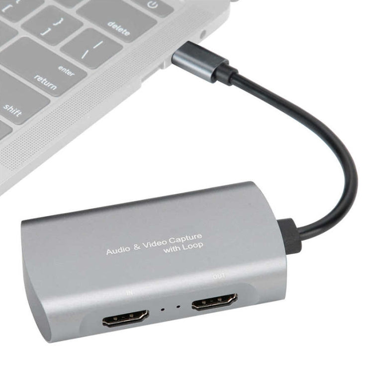 Z31A 4K Type-C to HDMI1080P Video Capture Card with Loop - Video Capture Solutions by PMC Jewellery | Online Shopping South Africa | PMC Jewellery | Buy Now Pay Later Mobicred