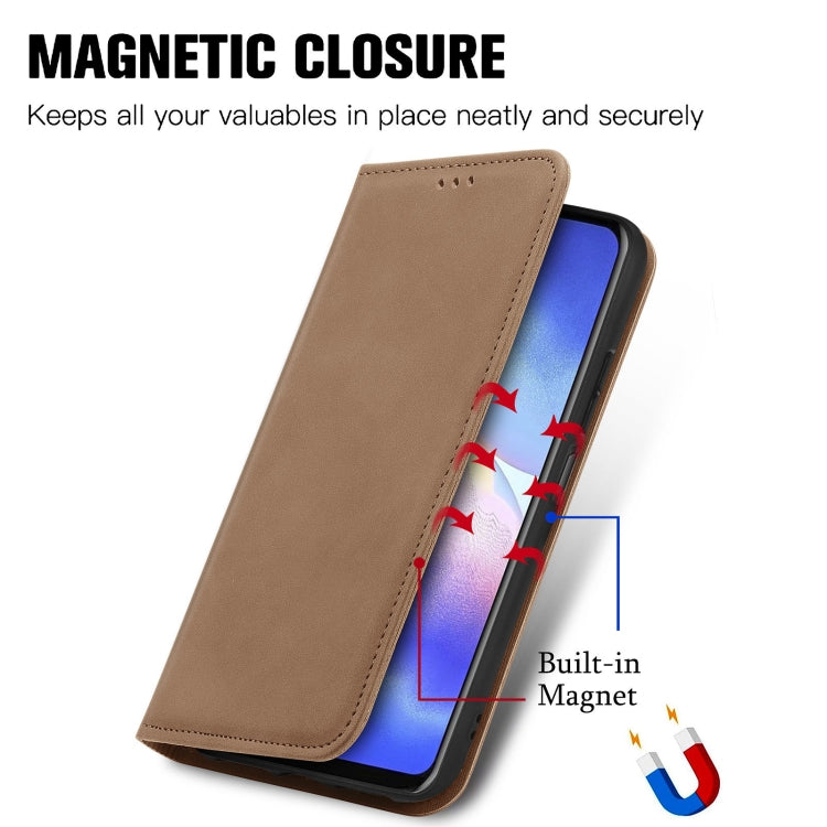 For Blackview A90 Retro Skin Feel Business Magnetic Horizontal Flip Leather Case with Holder & Card Slots & Wallet & Photo Frame(Brwon) - More Brand by PMC Jewellery | Online Shopping South Africa | PMC Jewellery