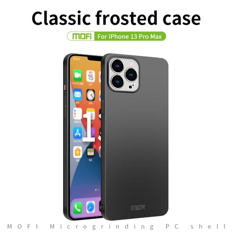 For iPhone 13 Pro Max  MOFI Frosted PC Ultra-thin Hard Case(Red) - iPhone 13 Pro Max Cases by MOFI | Online Shopping South Africa | PMC TechLife | Buy Now Pay Later Mobicred