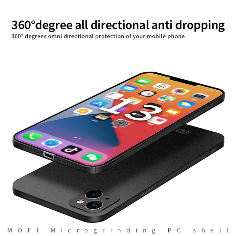 For iPhone 13 MOFI Fandun Series Frosted PC Ultra-thin All-inclusive Protective Case(Grey) - free shipping - PMC TechLife - Order now!