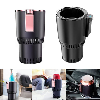 2-in-1 Smart Car Cup Cooler Outdoor Travel Heater Portable Auto Mini Refrigerator 12V Cooling Heating Cup and Drink Holder(Purple) - Stowing Tidying by PMC Jewellery | Online Shopping South Africa | PMC Jewellery | Buy Now Pay Later Mobicred