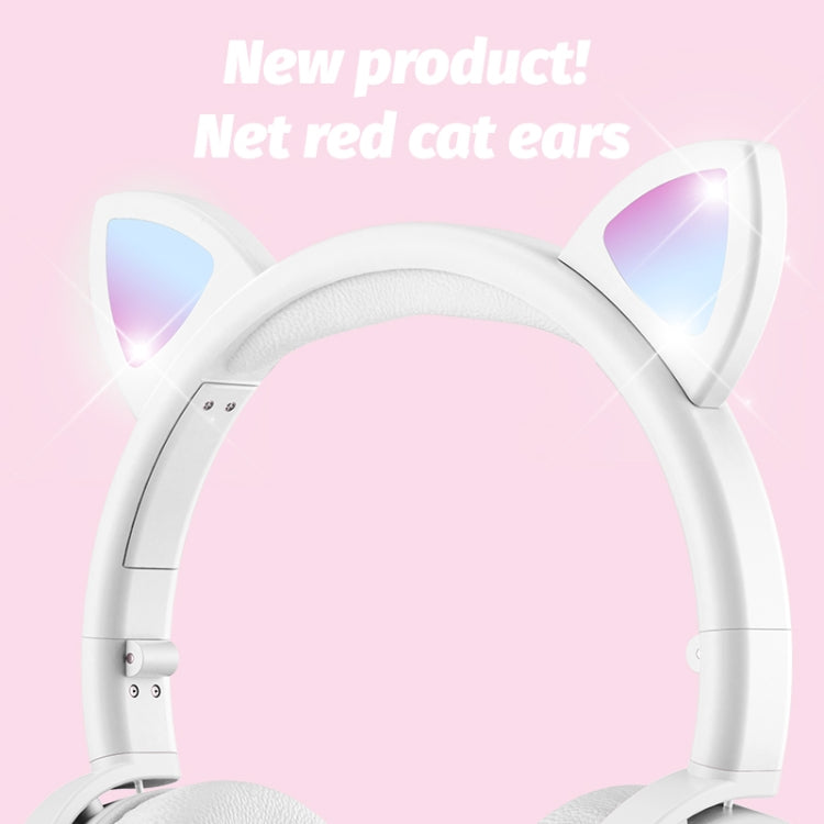 BK9 HiFi 7.1 Surround Sound Cat Claw Luminous Cat Ear Bluetooth Gaming Headset with Mic(Black) - Multimedia Headset by PMC Jewellery | Online Shopping South Africa | PMC Jewellery | Buy Now Pay Later Mobicred