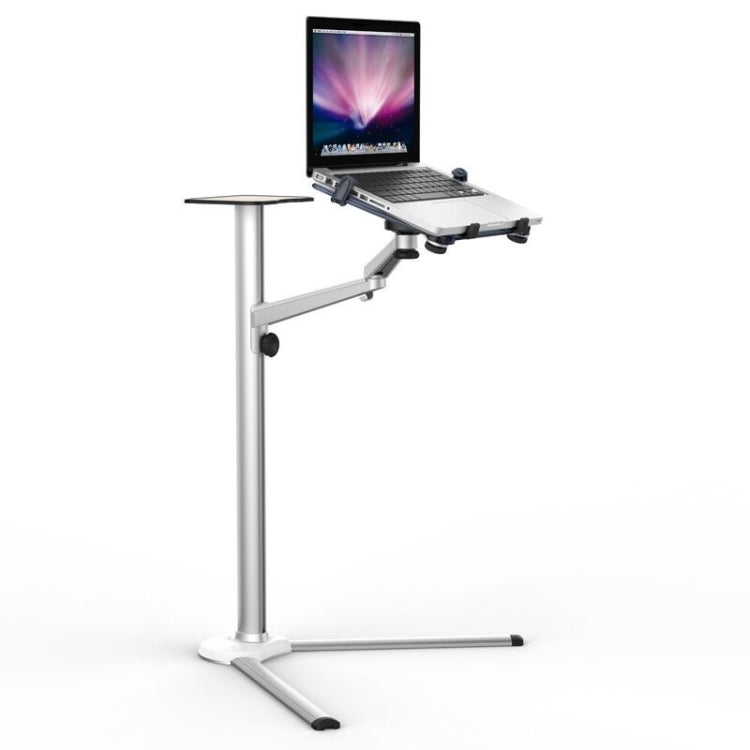 UP-8 3-in-1 Multifunction Adjustable Computer Floor Stand with Mouse Tray - Laptop Stand by PMC Jewellery | Online Shopping South Africa | PMC Jewellery | Buy Now Pay Later Mobicred