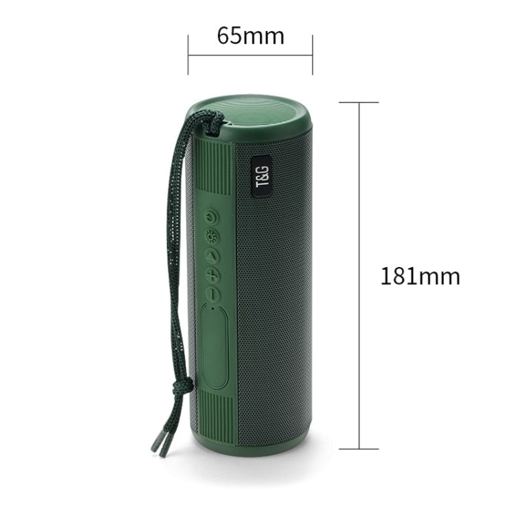 T&G TG635 Portable Outdoor Waterproof Bluetooth Speaker with Flashlight Function(Blue) - Waterproof Speaker by T&G | Online Shopping South Africa | PMC Jewellery | Buy Now Pay Later Mobicred