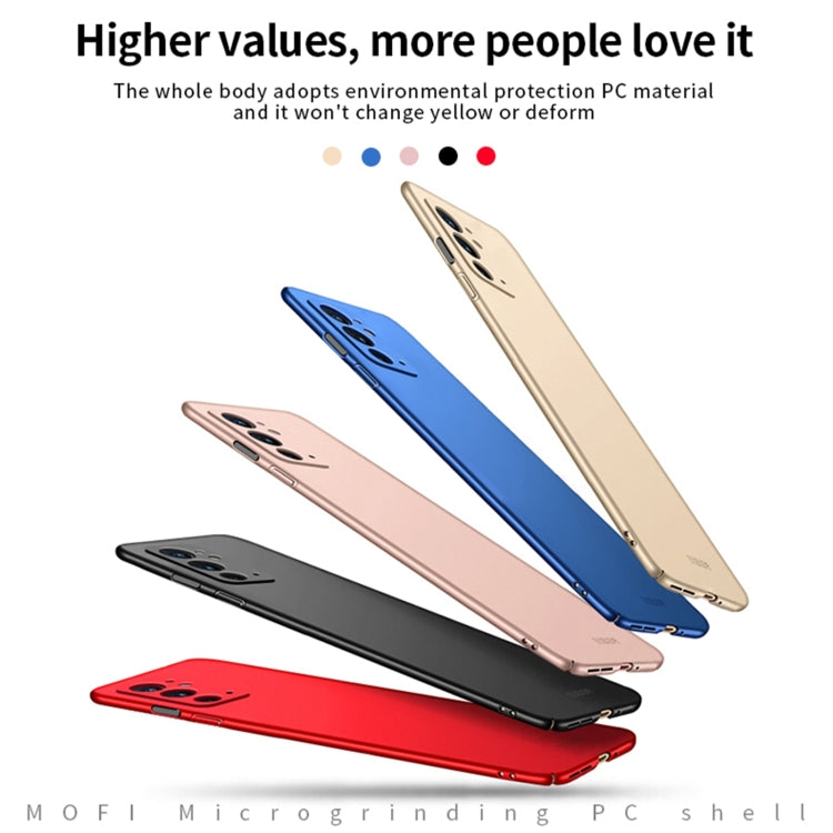 For OnePlus 9RT 5G MOFI Frosted PC Ultra-thin Hard Phone Case(Red) - OnePlus Cases by MOFI | Online Shopping South Africa | PMC TechLife | Buy Now Pay Later Mobicred