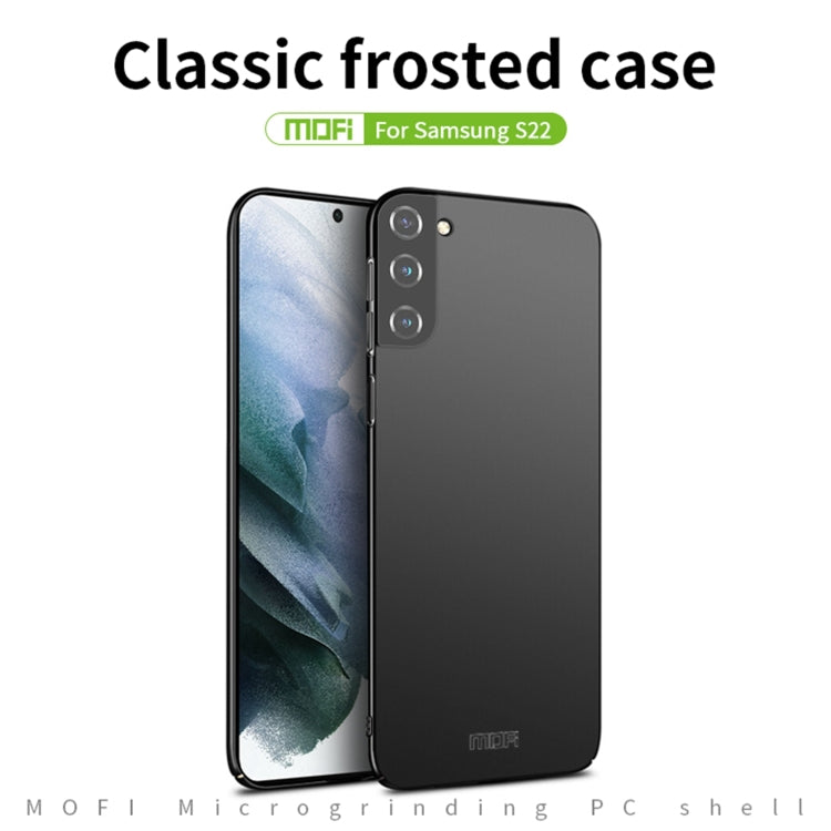 For Samsung Galaxy S22 5G MOFI Frosted PC Ultra-thin Hard Phone Case(Blue) - Galaxy S22 5G Cases by MOFI | Online Shopping South Africa | PMC Jewellery