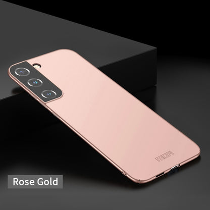 For Samsung Galaxy S22+ 5G MOFI Frosted PC Ultra-thin Hard Phone Case(Rose gold) - Galaxy S22+ 5G Cases by MOFI | Online Shopping South Africa | PMC Jewellery