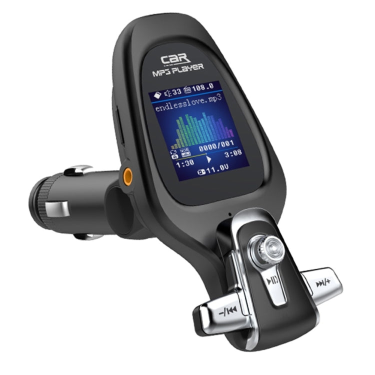 BT28 Car Color Screen Bluetooth MP3 Player AUX FM Transmitter QC3.0 - Bluetooth Car Kits by PMC TechLife | Online Shopping South Africa | PMC TechLife | Buy Now Pay Later Mobicred