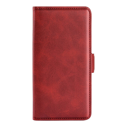 For Google Pixel 6a Dual-side Magnetic Buckle Leather Phone Case(Red) - Google Cases by PMC Jewellery | Online Shopping South Africa | PMC Jewellery | Buy Now Pay Later Mobicred