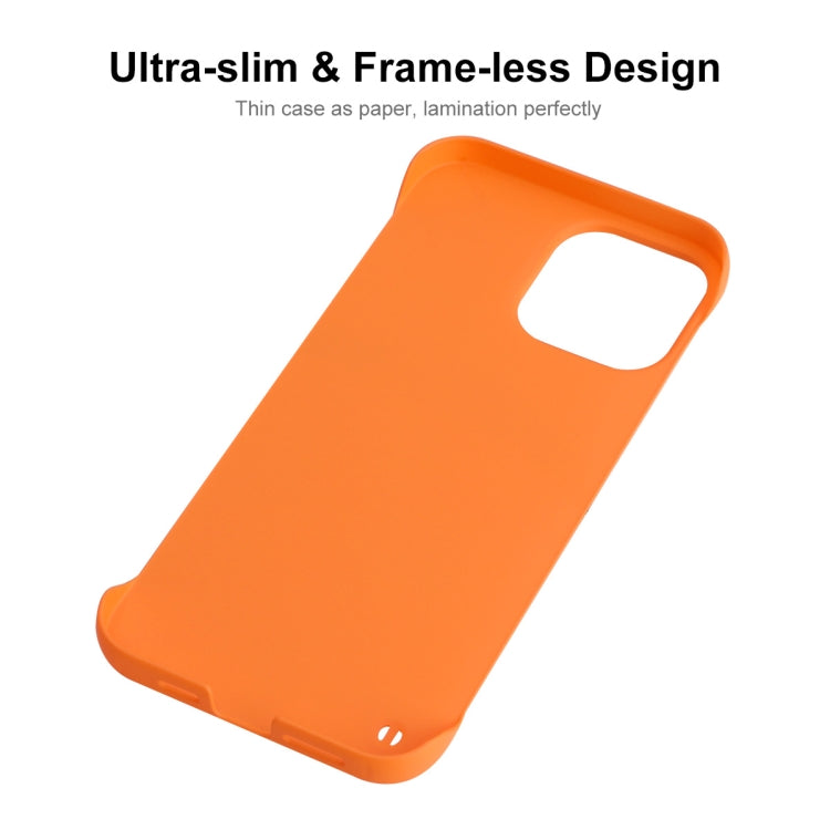 For iPhone 13 ENKAY Matte Frameless PC Phone Case(Orange) - iPhone 13 Cases by ENKAY | Online Shopping South Africa | PMC Jewellery | Buy Now Pay Later Mobicred