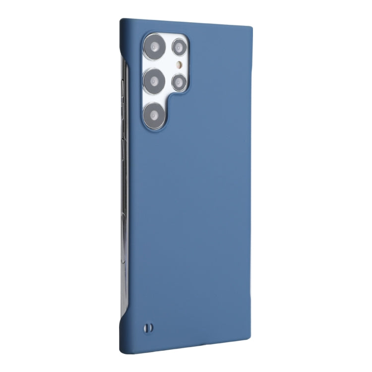 For Samsung Galaxy S22 Ultra 5G ENKAY Matte Frameless Hard PC Case(Dark Blue) - Galaxy S22 Ultra 5G Cases by ENKAY | Online Shopping South Africa | PMC Jewellery | Buy Now Pay Later Mobicred