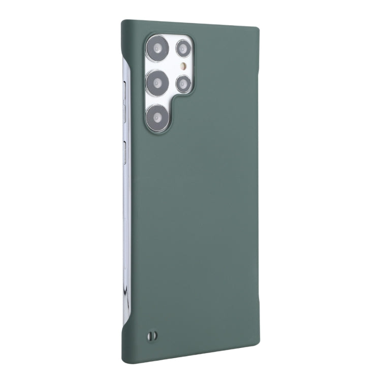 For Samsung Galaxy S22 Ultra 5G ENKAY Matte Frameless Hard PC Case(Dark Green) - Galaxy S22 Ultra 5G Cases by ENKAY | Online Shopping South Africa | PMC Jewellery | Buy Now Pay Later Mobicred