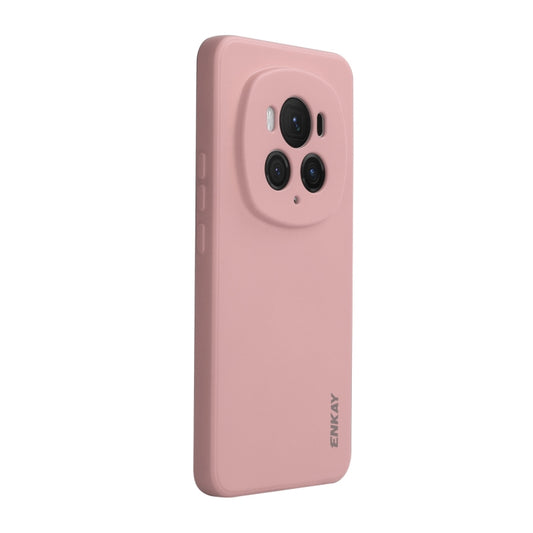 For Honor Magic6 Pro ENKAY Liquid Silicone Soft Shockproof Phone Case(Pink) - Honor Cases by ENKAY | Online Shopping South Africa | PMC Jewellery | Buy Now Pay Later Mobicred