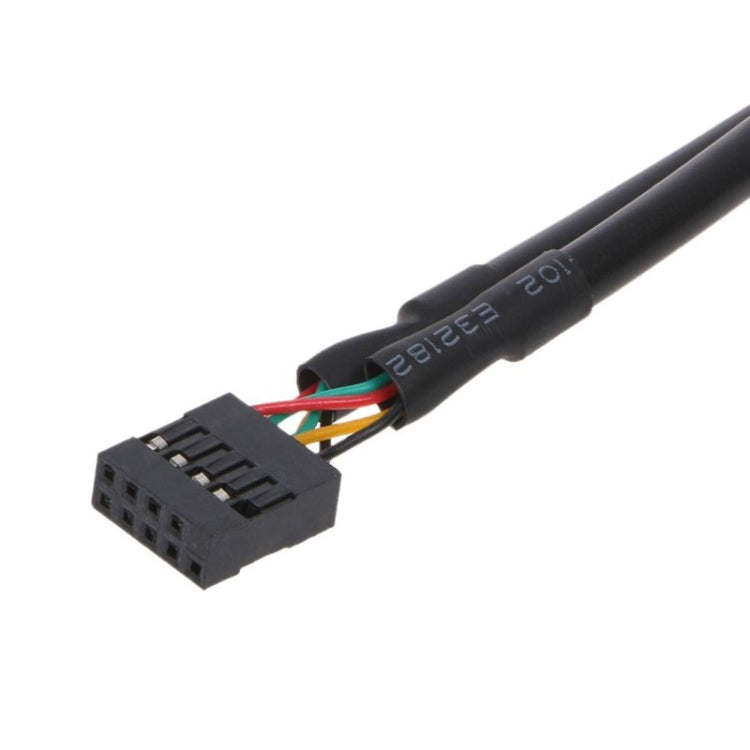 9 Pin USB 2.0 Desktop Computer 1 to 4 Pin Extension Cable Breakout Connector - Others by PMC Jewellery | Online Shopping South Africa | PMC Jewellery | Buy Now Pay Later Mobicred