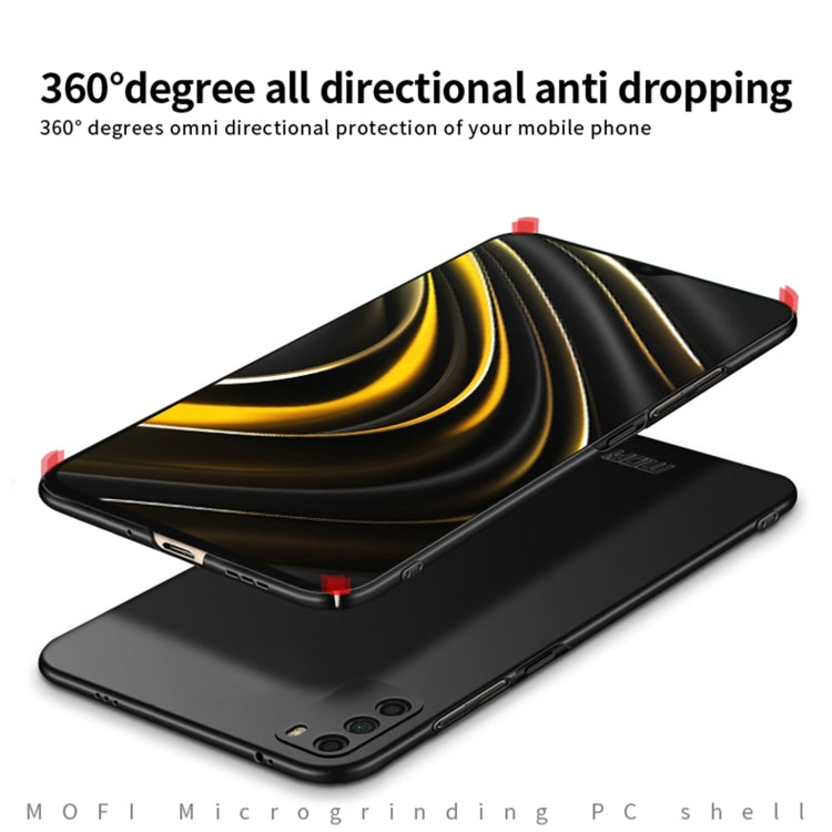 For Xiaomi Poco M3 / Redmi 9T MOFI Frosted PC Ultra-thin Hard Case(Red) - Xiaomi Cases by MOFI | Online Shopping South Africa | PMC TechLife