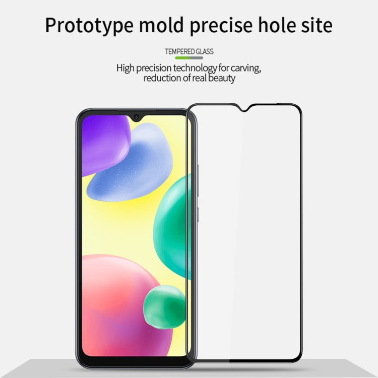 For Xiaomi Redmi 10C MOFI 9H 3D Explosion-proof Tempered Glass Film(Black) -  by MOFI | Online Shopping South Africa | PMC TechLife | Buy Now Pay Later Mobicred