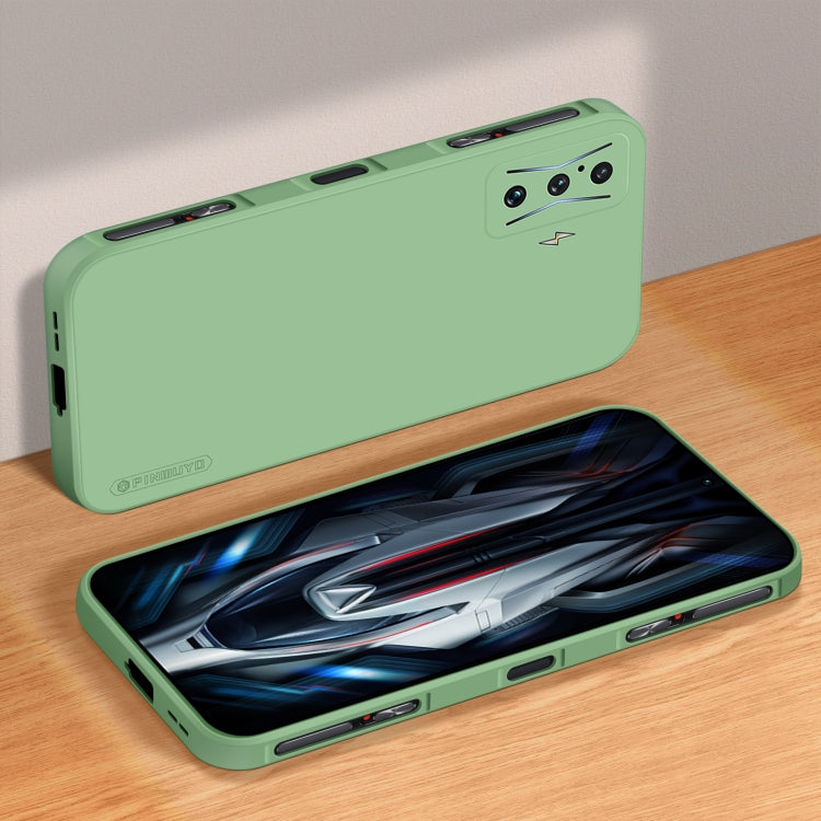 For Xiaomi Redmi K50 Gaming PINWUYO Sense Series Liquid Silicone TPU Phone Case(Green) - More Brand by PINWUYO | Online Shopping South Africa | PMC Jewellery | Buy Now Pay Later Mobicred